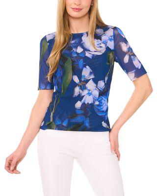 Short Sleeve Mesh Top by TED BAKER