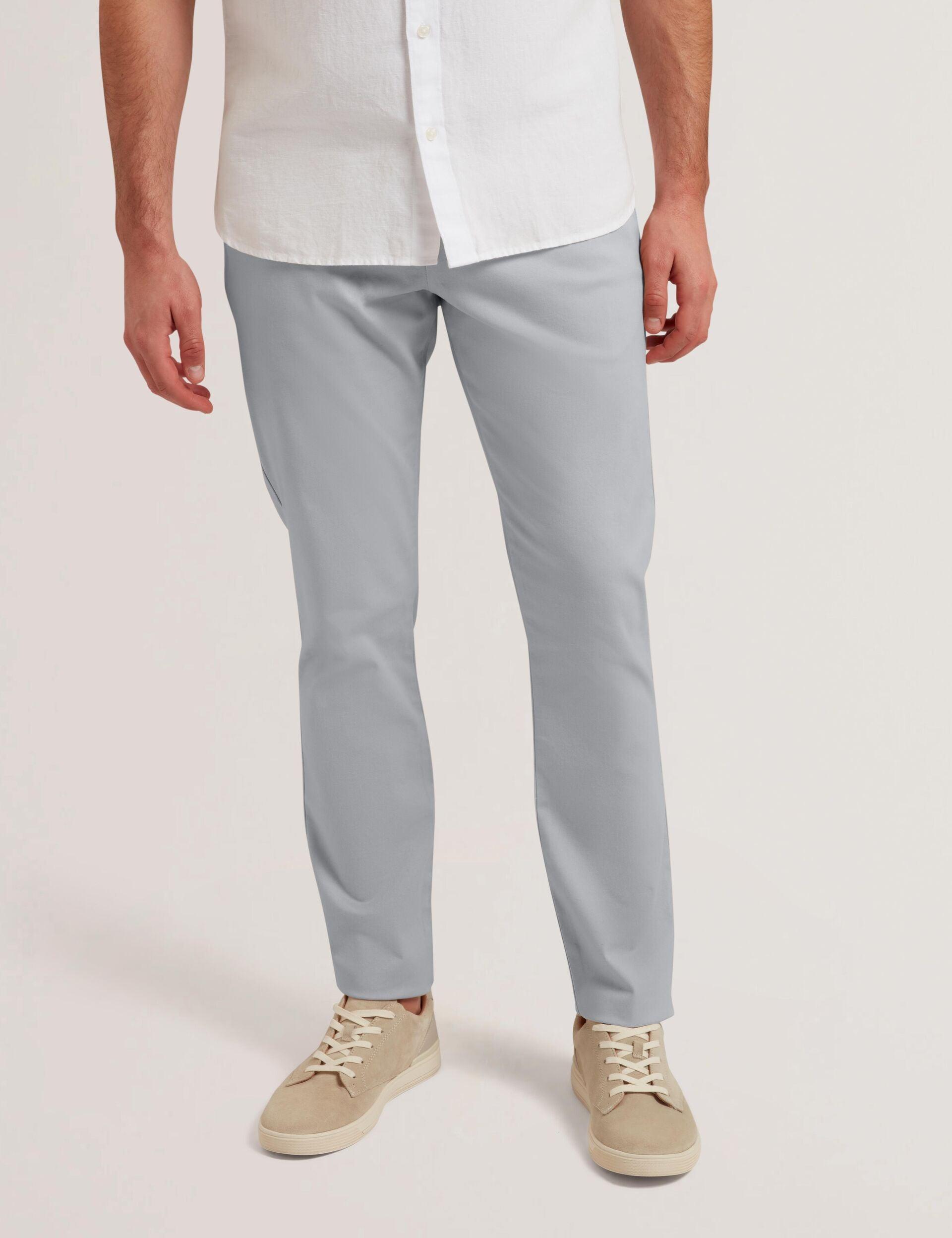 Slim Fit Cotton Blend Chinos by TED BAKER