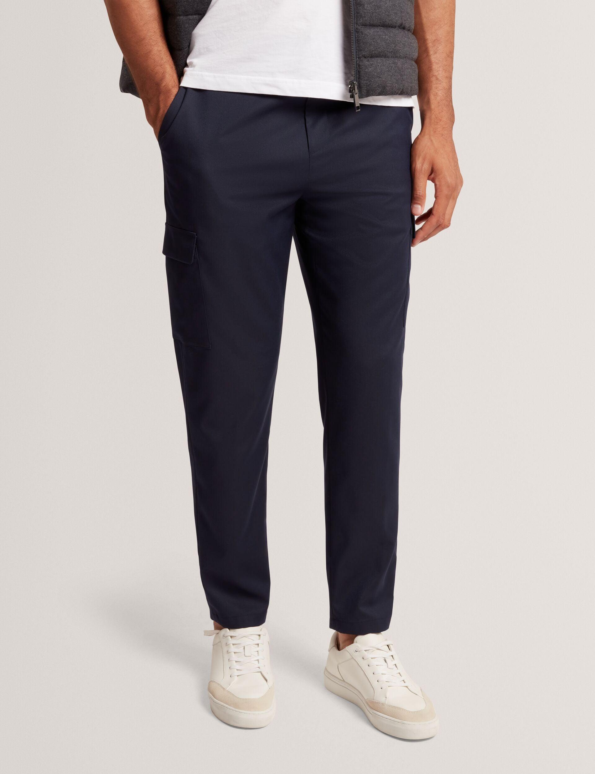 Slim Fit Smart Cargo Trousers by TED BAKER