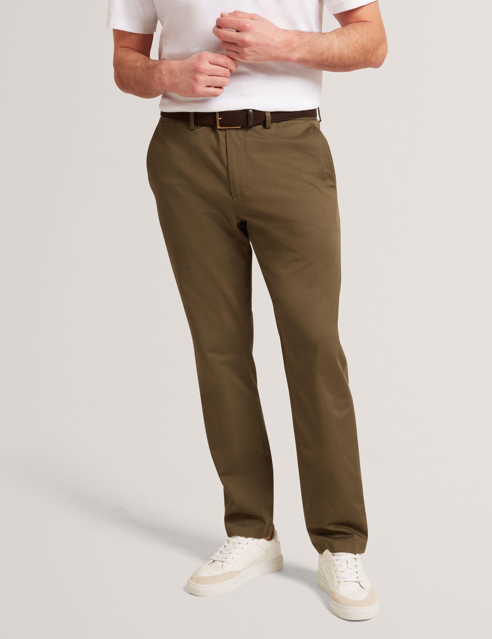 Slim Fit Stretch Cotton Chinos by TED BAKER