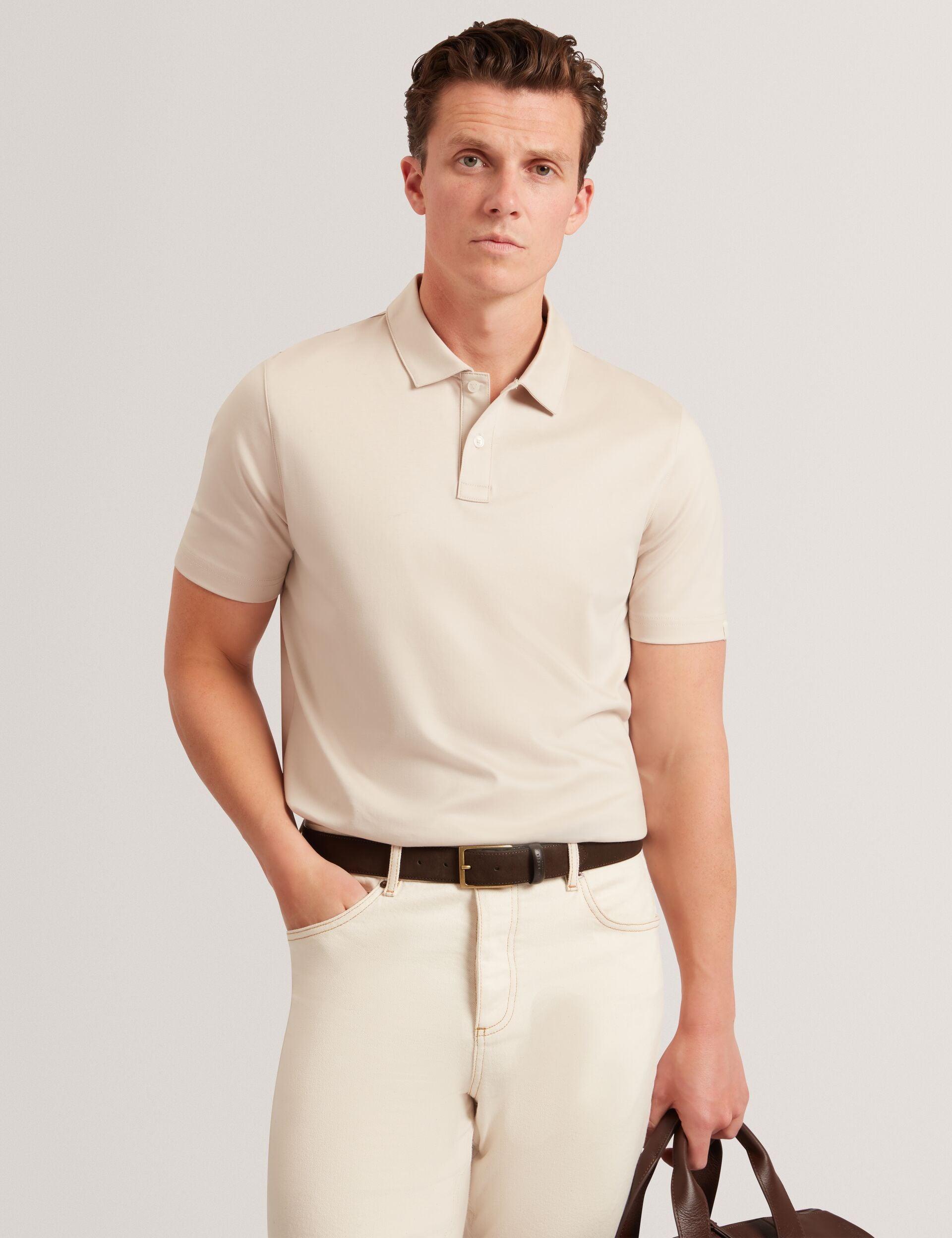 Soft Touch Cotton Short Sleeve Polo by TED BAKER