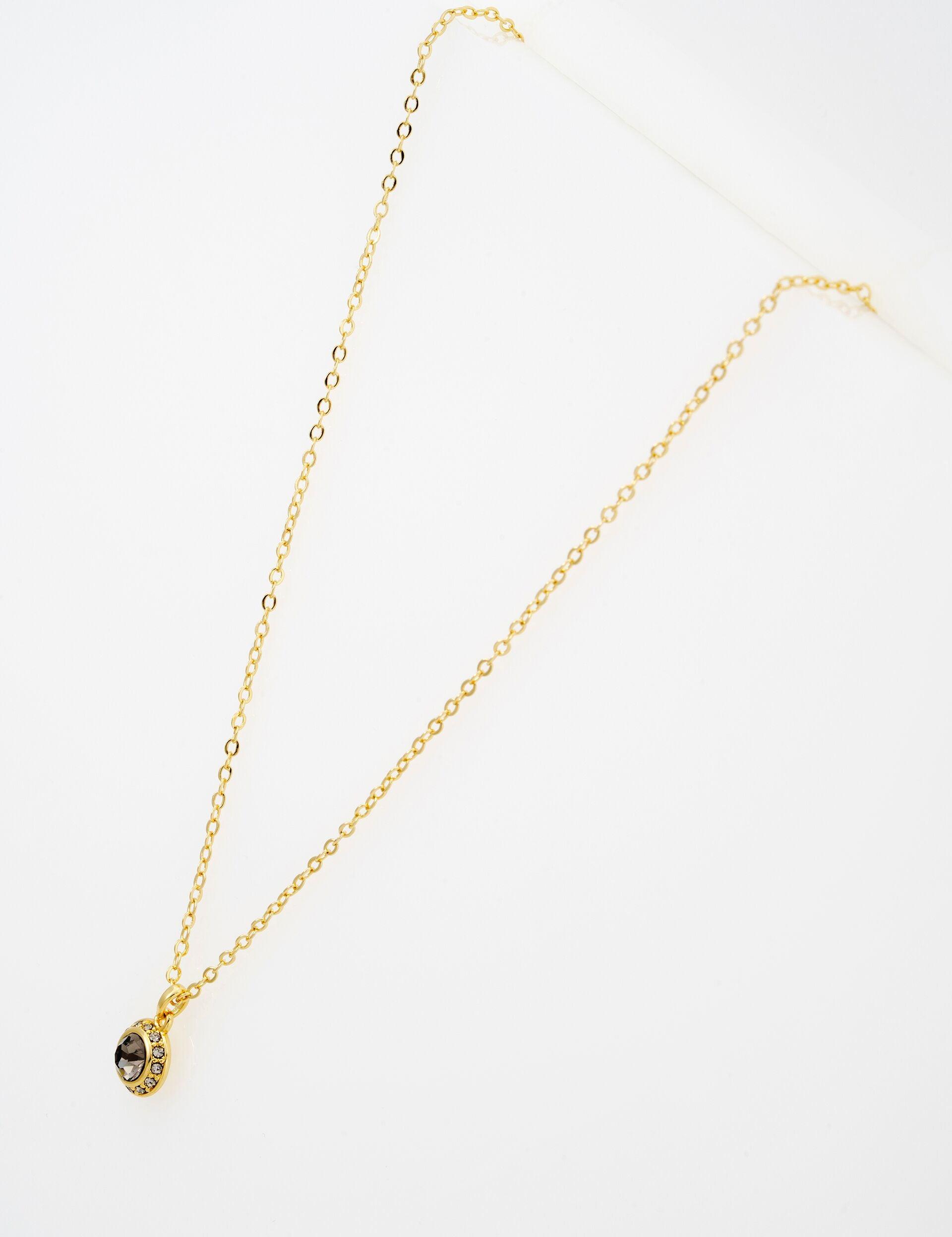 Solitaire Sparkle Crystal Pendant Necklace by TED BAKER