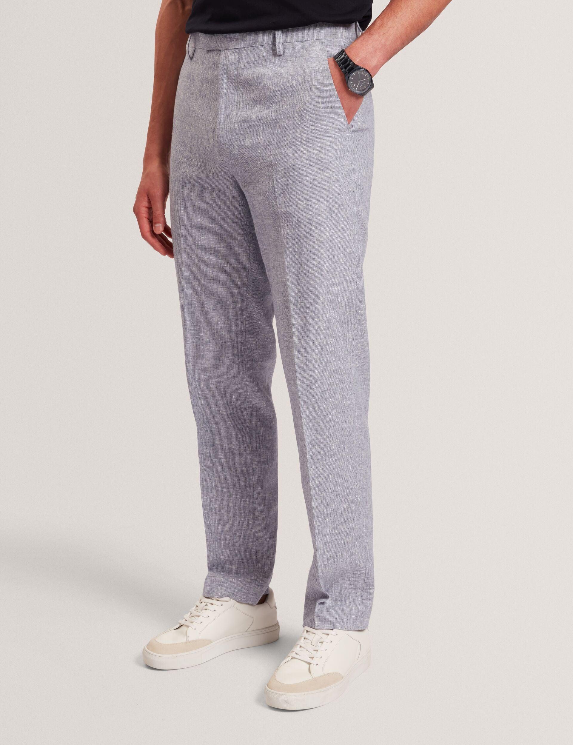 Tailored Linen Blend Slim Fit Pants by TED BAKER