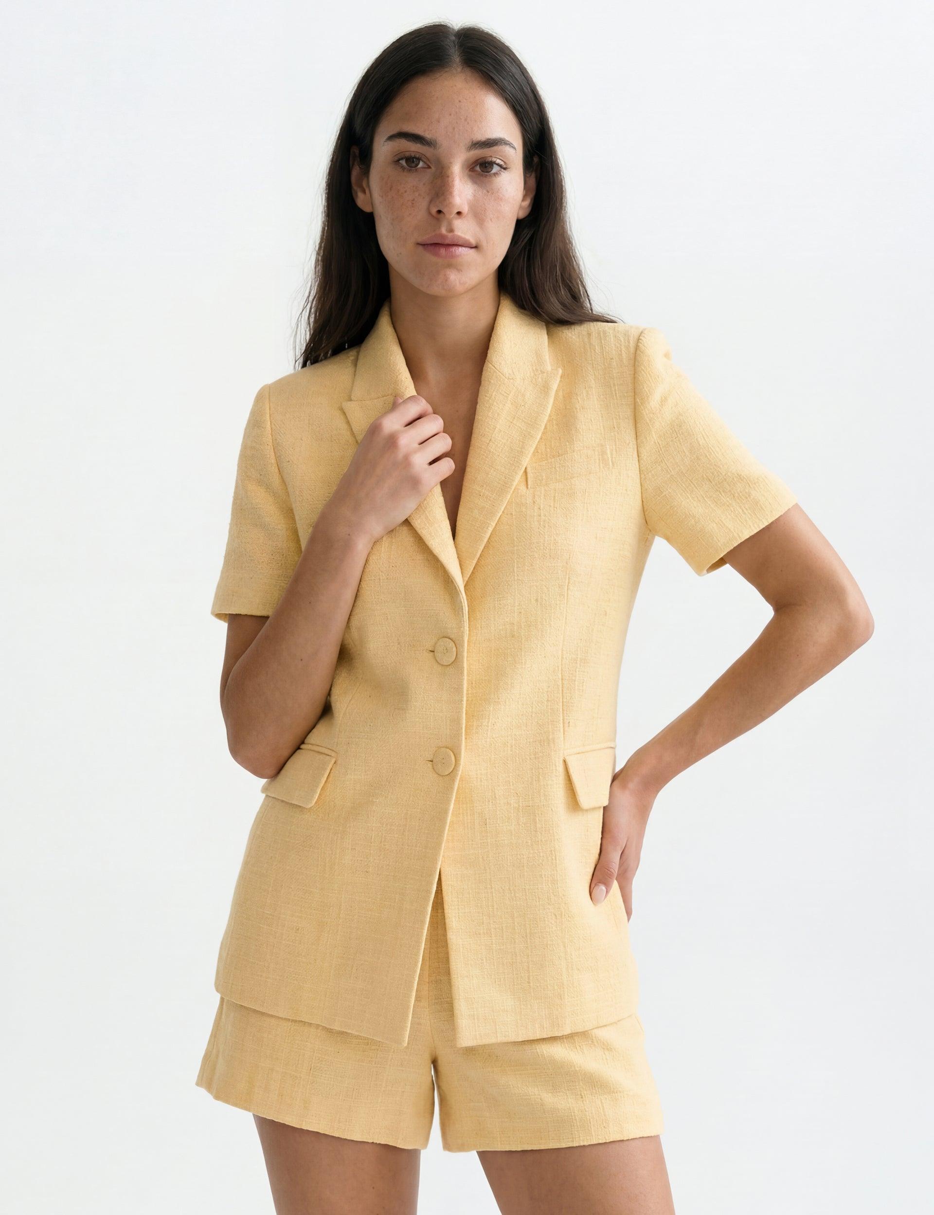 Tailored Short Sleeve Woven Blazer by TED BAKER
