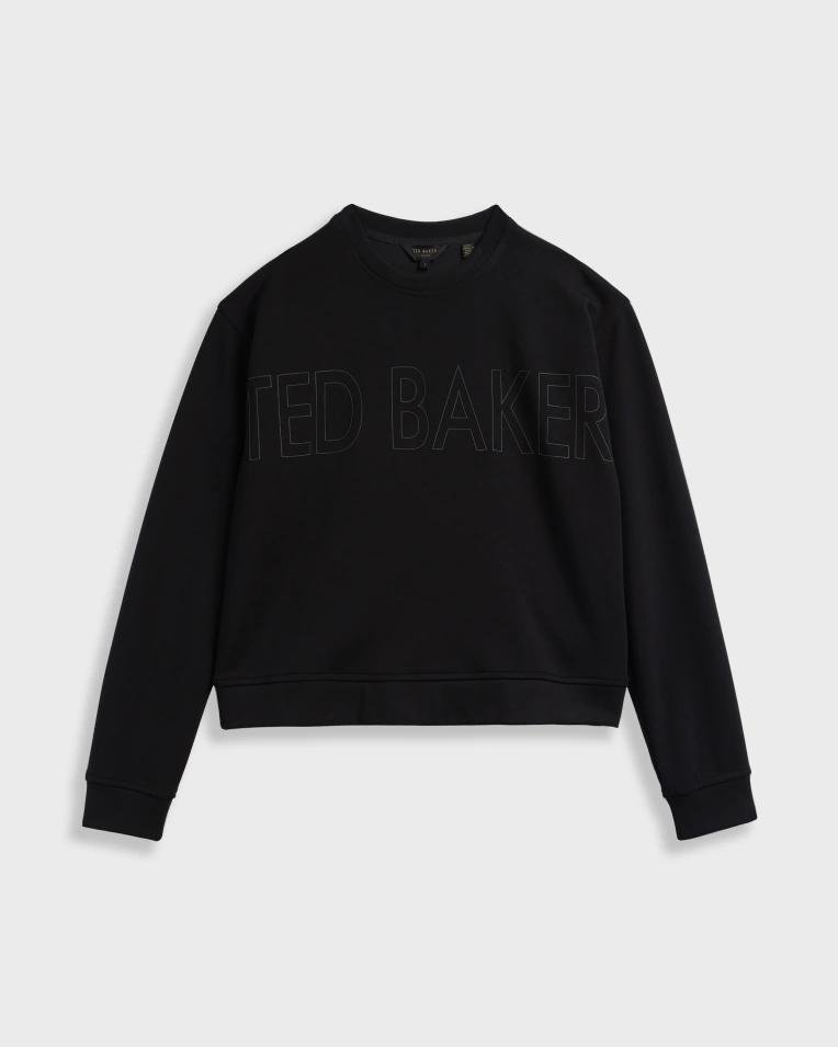 Ted Baker Branded Sweat - LORITO - Black by TED BAKER