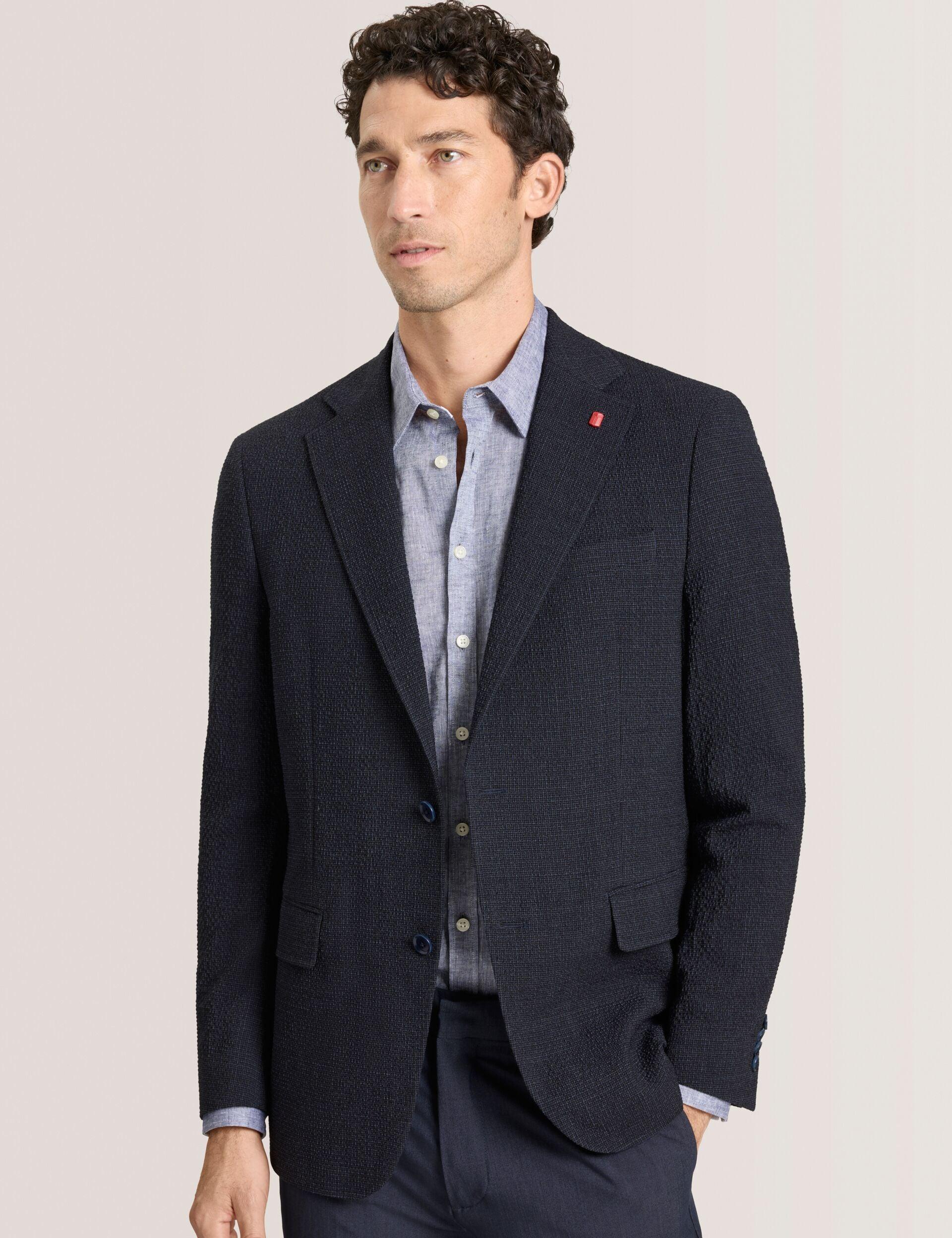 Textured Weave Wool Blend Blazer by TED BAKER