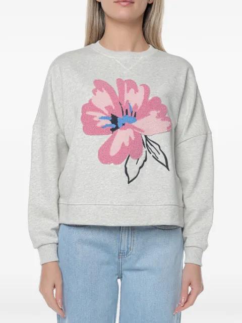 Vienaa floral-patch sweatshirt by TED BAKER