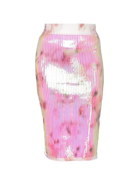 Vivannn printed sequin-embellished skirt by TED BAKER