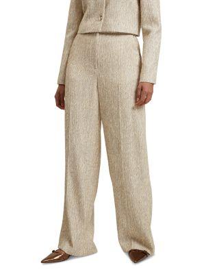 Vulpat Boucle Wide Leg Pants by TED BAKER