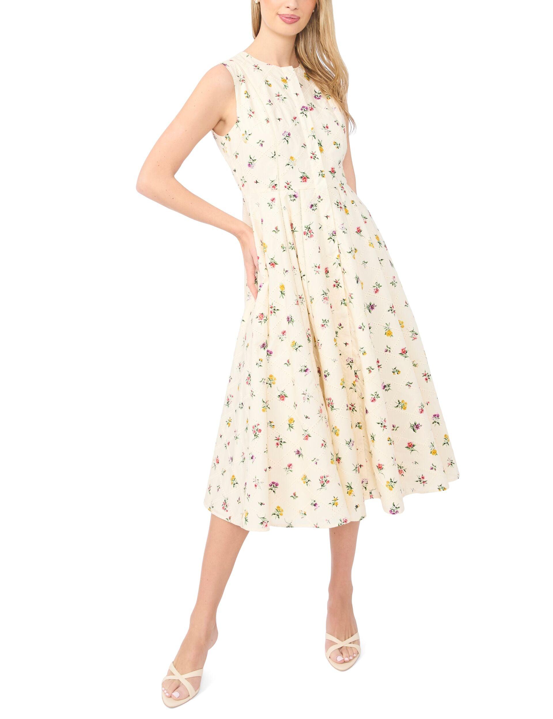 Wildflower Sleeveless Smock Midi Dress by TED BAKER
