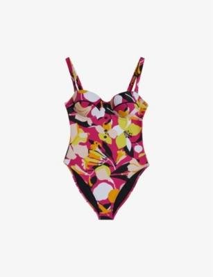 Zayly floral-print swimsuit by TED BAKER
