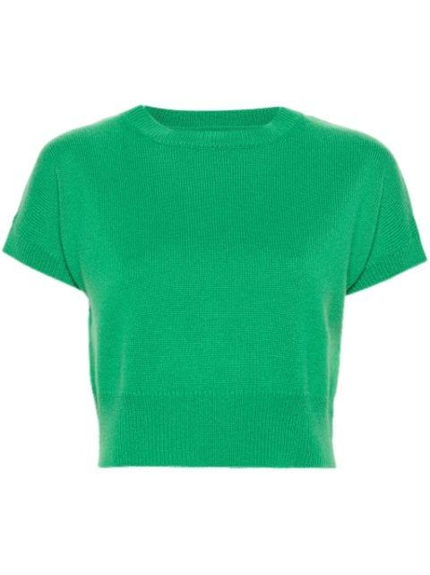 Genova cashmere crop top by TEDDY CASHMERE