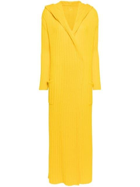 chunky-knit cashmere cardigan by TEDDY CASHMERE