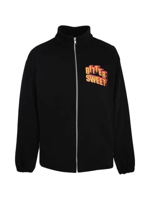 Bittersweet graphic-print zip-up jacket by TEE LIBRARY