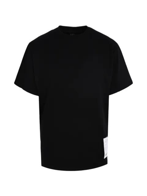 Rip-off logo-patch t-shirt by TEE LIBRARY