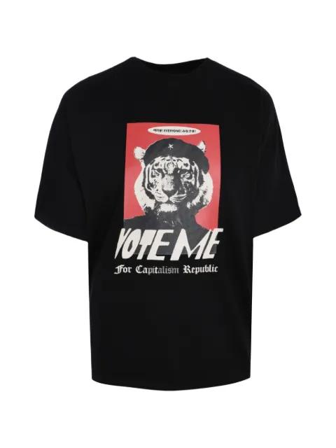 Vote graphic-print cotton t-shirt by TEE LIBRARY