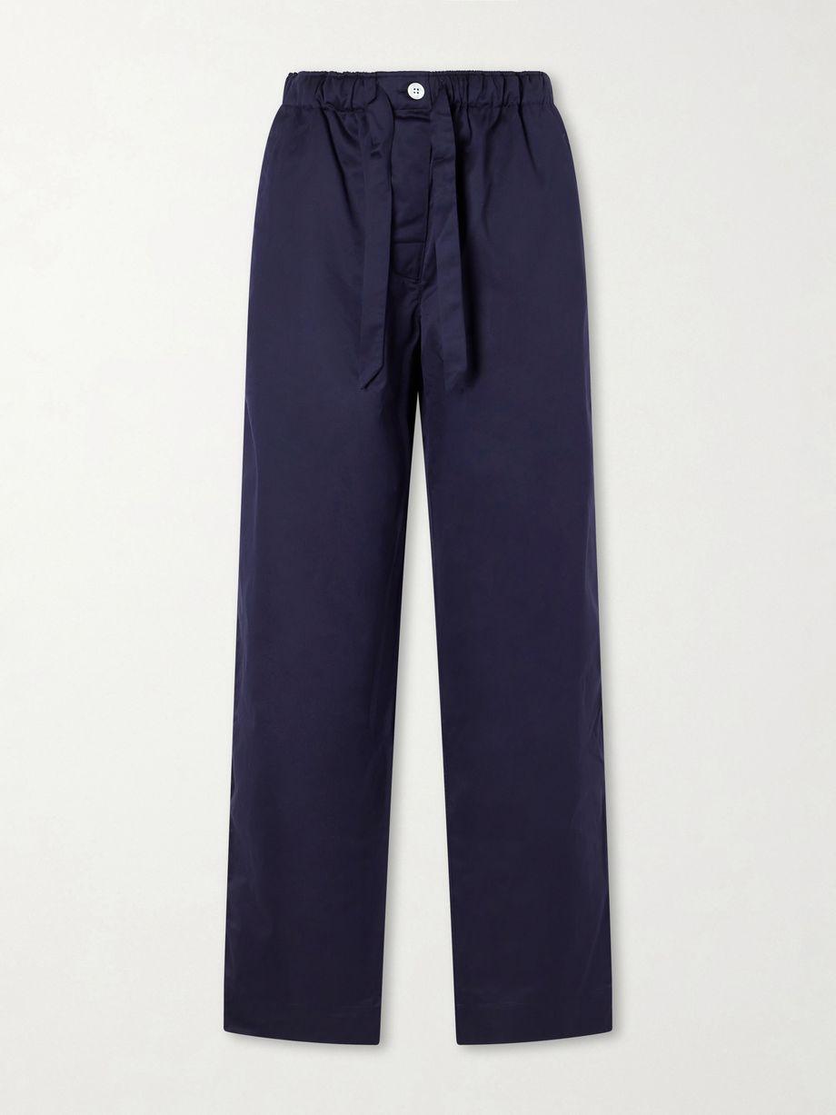 Sateen organic cotton pajama pants by TEKLA