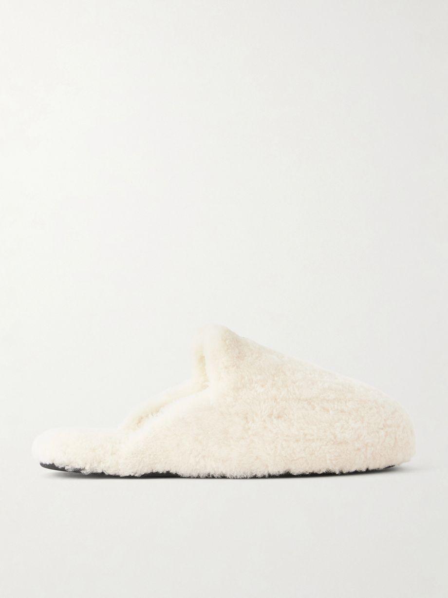 Shearling slippers by TEKLA