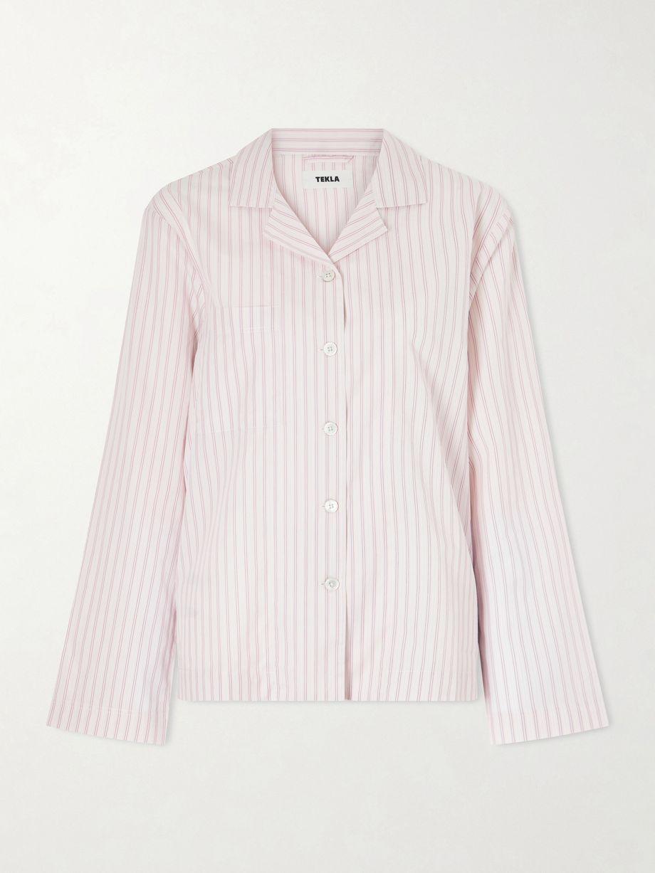 Striped organic cotton shirt by TEKLA