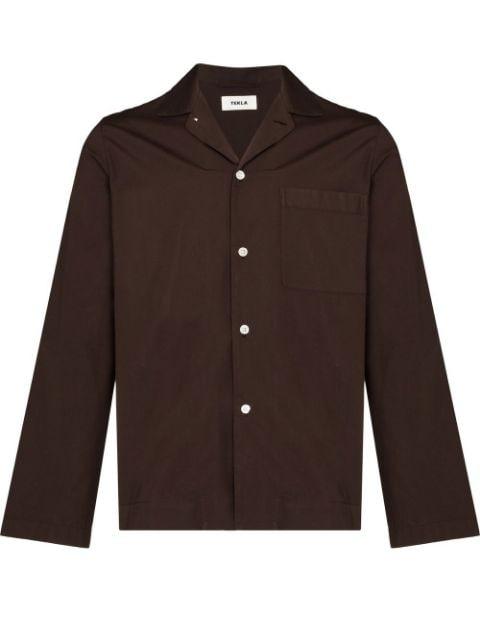 long-sleeve pyjama shirt by TEKLA
