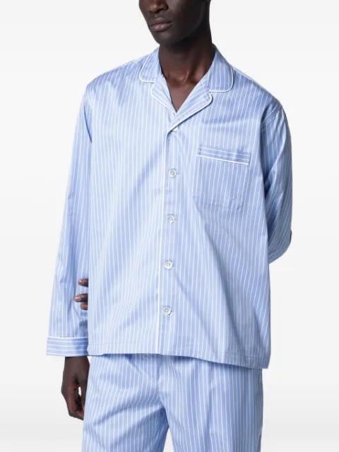 striped cotton pyjamas by TEKLA