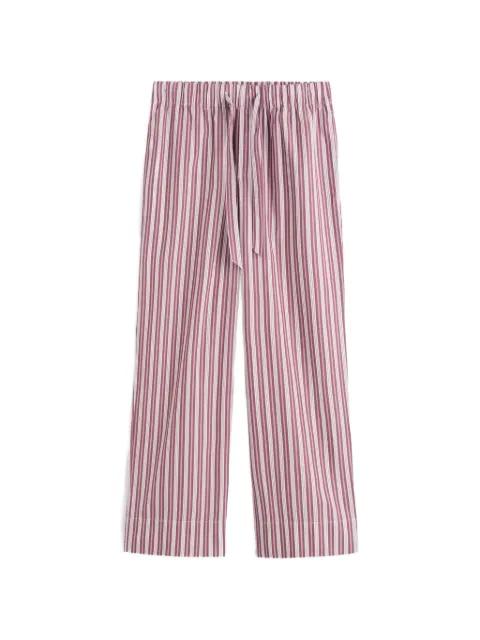 striped pajama trousers by TEKLA