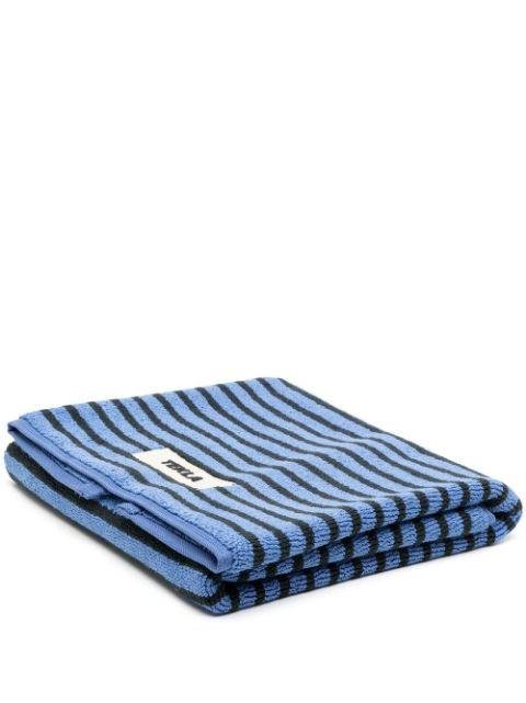 striped terry-cloth towel by TEKLA