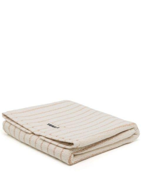 striped terry-cloth towel by TEKLA