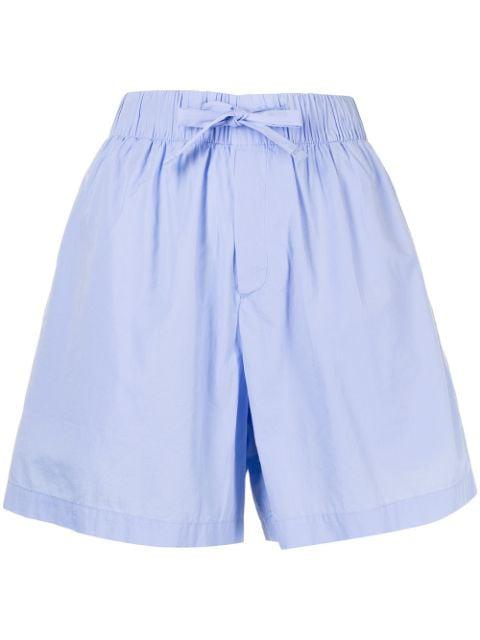 wide-leg poplin pyjama shorts by TEKLA