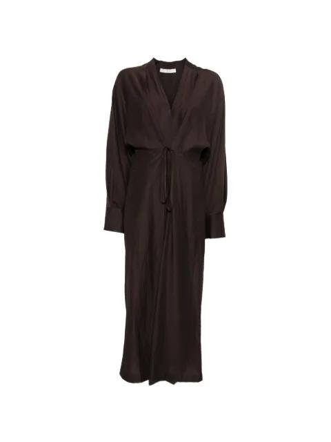 Delta tie-waist midi dress by TELA