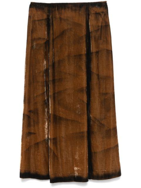 Flame midi skirt by TELA