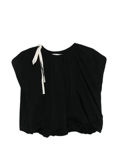Sibilla tie-neck T-shirt by TELA