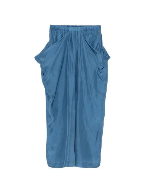 Utopia draped midi skirt by TELA