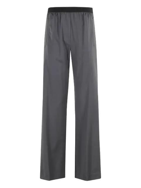 elastic-waistband wide-leg trousers by TELA