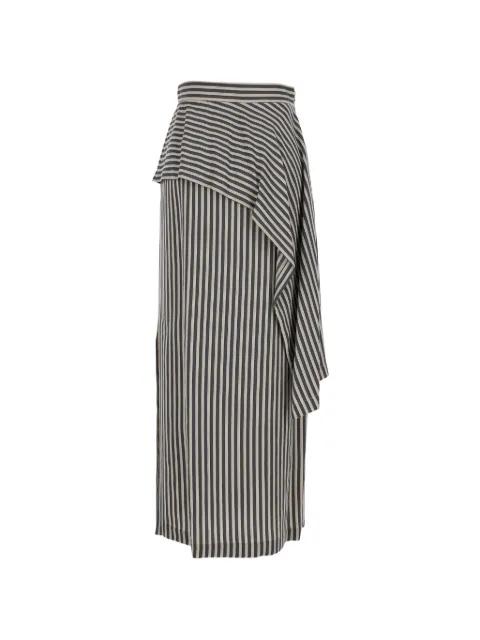 striped midi skirt by TELA