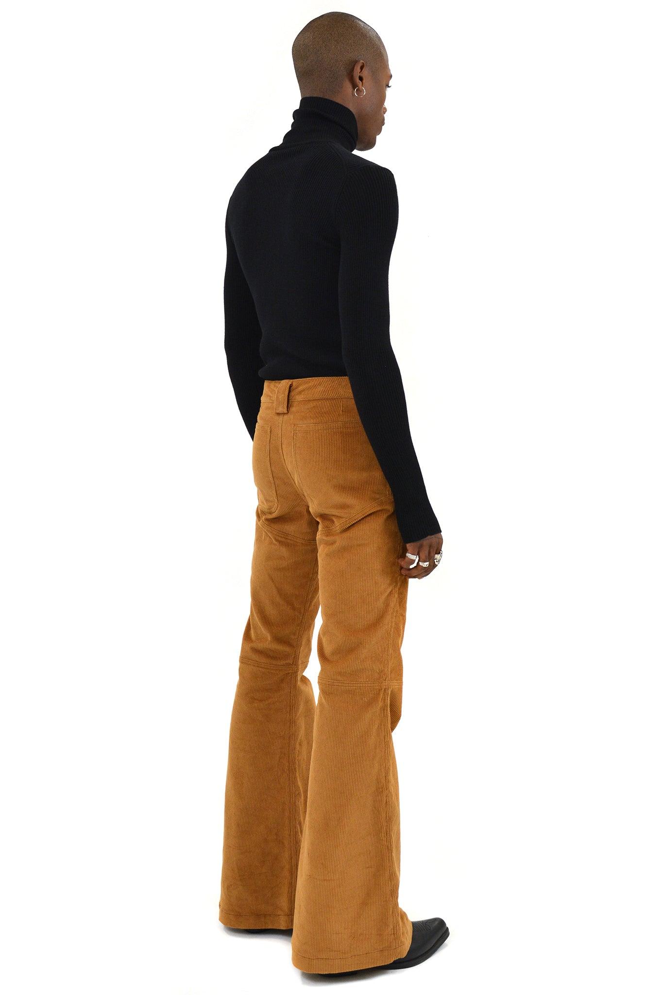 Telfar 3-Panel Boot-Cut Corduroy Pants by TELFAR