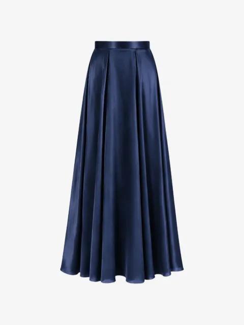 Amerie pleated maxi skirt by TEMPERLEY LONDON