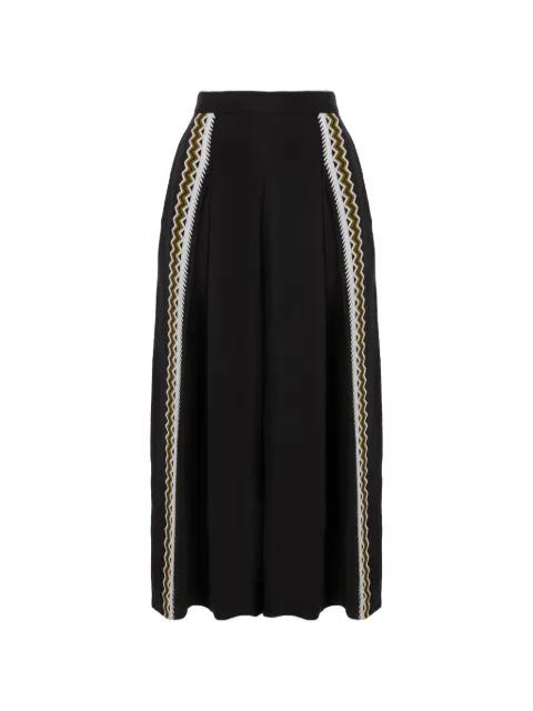 Avalon embroidered linen trousers by TEMPERLEY LONDON