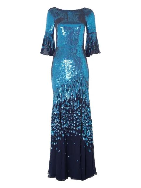 Celestial sequin-embellished evening dress by TEMPERLEY LONDON