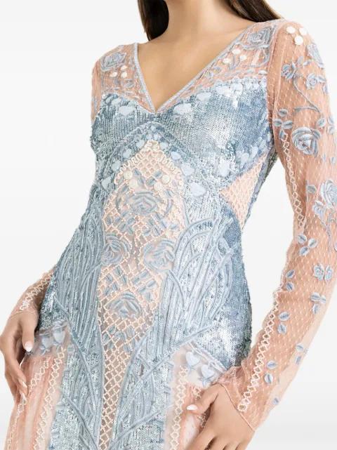 Gigi sequin-embellished maxi dress by TEMPERLEY LONDON