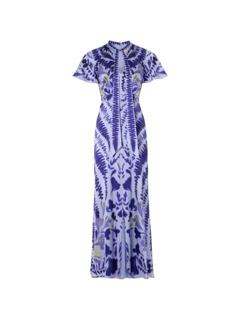 Ivy silk dress by TEMPERLEY LONDON