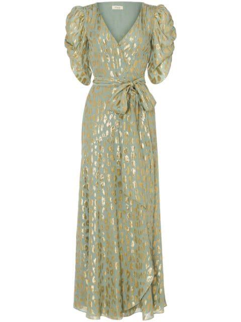 Kyra Wrap maxi dress by TEMPERLEY LONDON