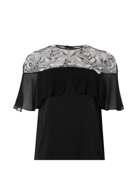 Lana floral-embellished blouse by TEMPERLEY LONDON