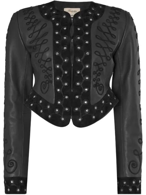Pablo leather jacket by TEMPERLEY LONDON