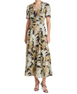 Women's Baxter Linen Sleeved Dress by TEMPERLEY LONDON