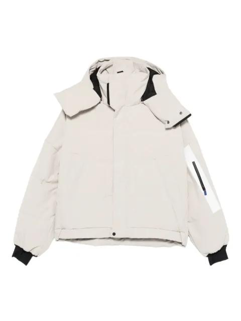 hoodied zip-fastening ski jacket by TEMPLA