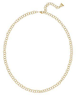 18K Yellow Classic Round Chain Necklace by TEMPLE ST. CLAIR