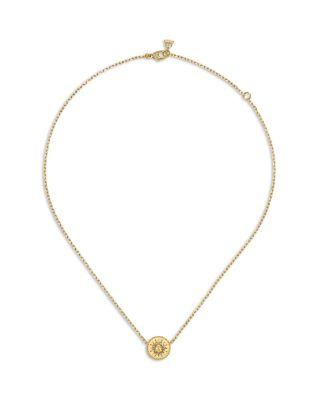18K Yellow Gold Diamond Orbit Pendant Necklace by TEMPLE ST. CLAIR