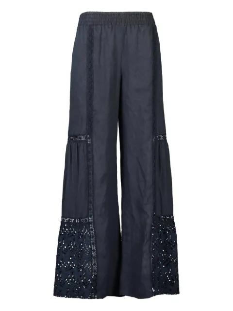 Carvaro sequin-embellished wide-leg trousers by TEMPTATION POSITANO