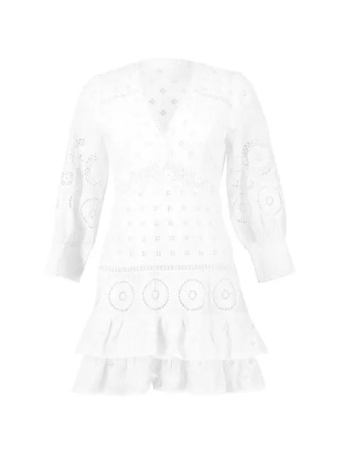 Mala ruffled eyelet dress by TEMPTATION POSITANO